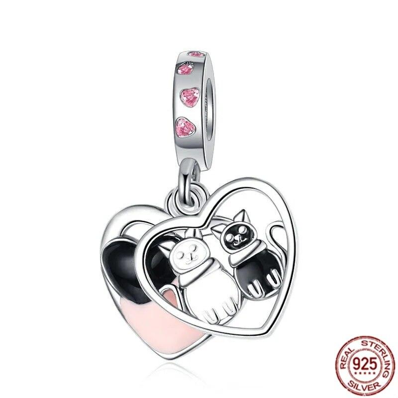 New 925 Sterling Silver Pink Butterfly Spiritual Dreamcatcher Charm Bead Fit OriginalNew Bracelet DIY Jewelry Gift