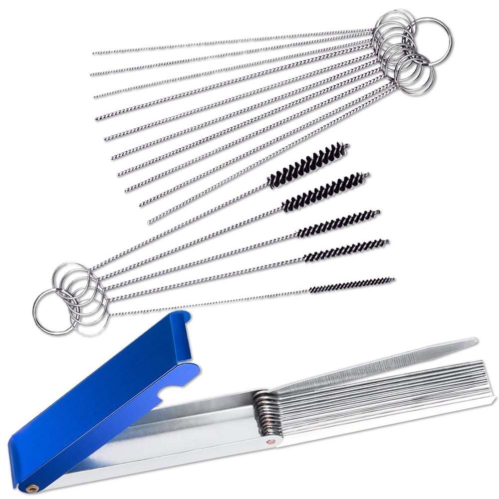 voocye Carburetor Cleaner Tool Set, 13 Cleaning Wires + 10