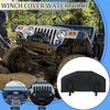 Winch Dust Cover UV Protection Adjustable Straps Oxford Waterproof Winch Accessories For Snow Automobile Automotive Car Outdoor