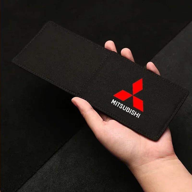 jvbn10 Portable Car Driver License Holder PU Leather Card Bag Interior Accessories for Mitsubishi Outlander Lancer Pajero ASX L200 Xpan
