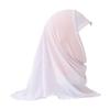 One Piece Wrap Shawl Pull On Ready To Wear Hijabs Islamic Print Head Instant Hijab Amira Nikab O9D5