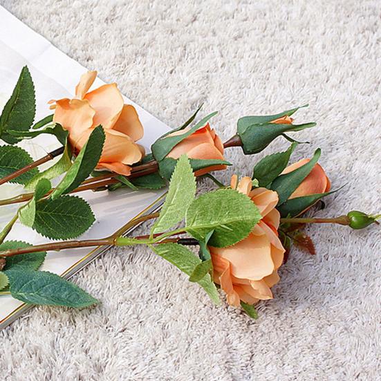 Ветка розы яркий цвет яркий макет сцены практичный яркий не выцветающий имитация пиона домашний сад свадебное украшение