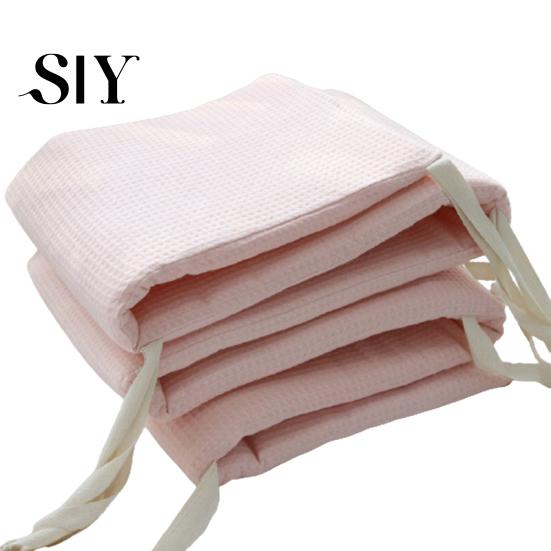 Baby Bed Pillow Infant Crib Liner Soft Texture Detachable Washable One-piece Cushion Bumper Protector for Home