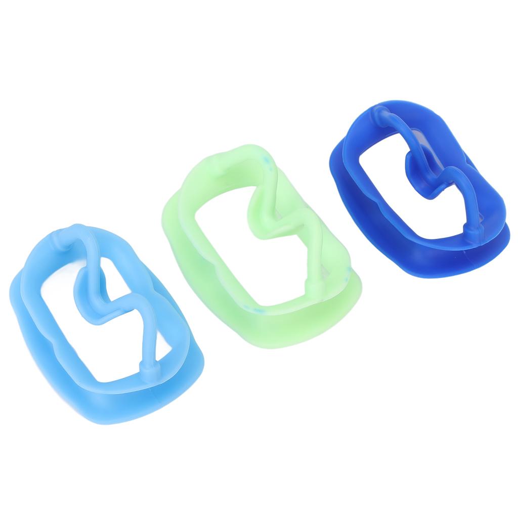 3 шт. Пищевой силиконовый ретрактор щеки Стоматологический роторасширитель Ортодонтический роторасширитель