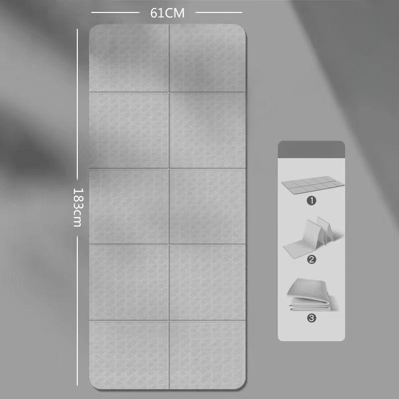 Противоскользящий и износостойкий коврик для йоги из ТПЭ. Безопасность и защита окружающей среды. Утолщенный и расширенный коврик для обеда. Амортизирующий коврик для йоги на открытом воздухе.