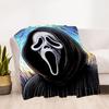 1 шт. Плед Scream для улицы, легкий, фланелевый, мягкий и теплый, для использования в любое время года, для дивана, улицы, кемпинга, гостиной, офиса, стула