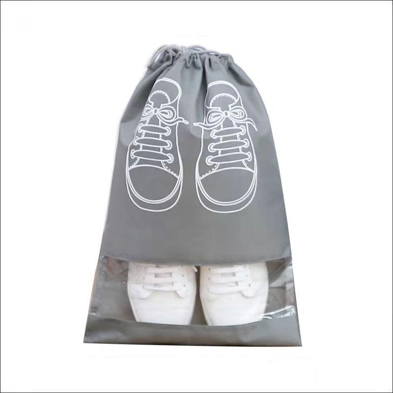 1PC Shoe Storage Bag With Thickened Travel Organizer Non-Woven Fabric Clothing Hanging