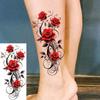 1 Sheet Rose Butterfly Phoenix Temporary Tattoo For Adult Hand Waist, Fake Tatoo Sticker Waterproof Long Lasting Realistic Tatoo