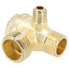 Zinc Alloy Air Compressor Check Valve 1/2" BSP Replacement 18mm Hex Head Size