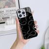 Чехол N135 Black Gold Snake art для iPhone 16 15 11 Pro Max Samsung S24 S23 A54 A35 Xiaomi Redmi Note 13 12 Pro с покрытием из закаленного стекла