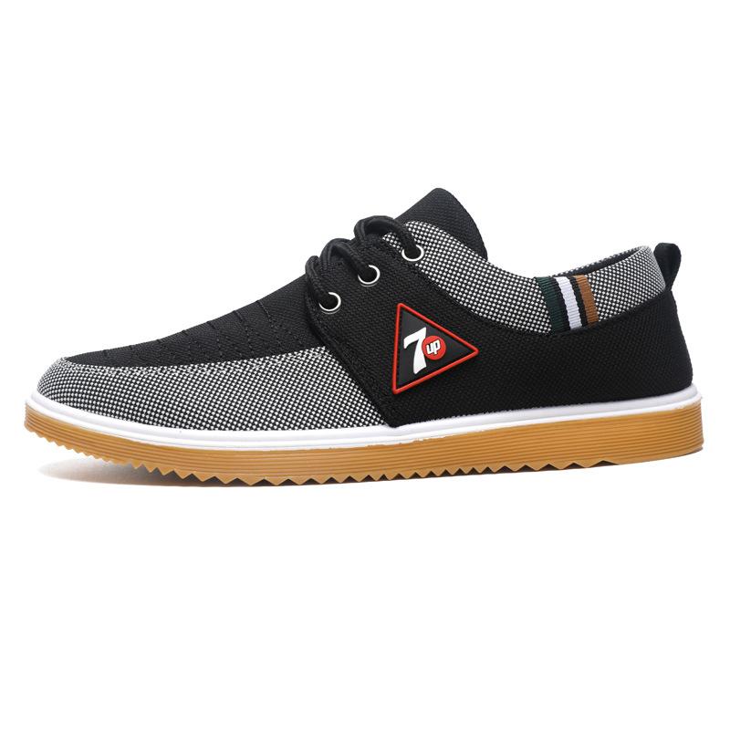 Летние новые дышащие тканевые туфли старого Пекина, мужские универсальные повседневные нескользящие и износостойкие парусиновые туфли