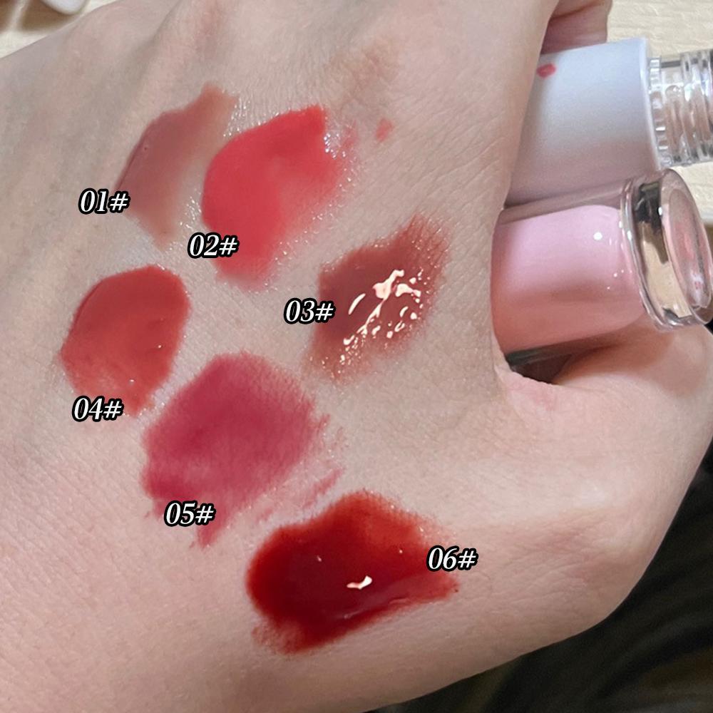 HERORANGE Hydrating Mirror Lip Glaze Hydrating Clear Lip Gloss Long-lasting Glossy Lips Makeup