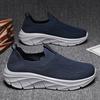 2025 elderly cloth shoes autumn soft-soled breathable mesh shoes men's middle-aged and elderly new sports shoes non-slip walking shoes