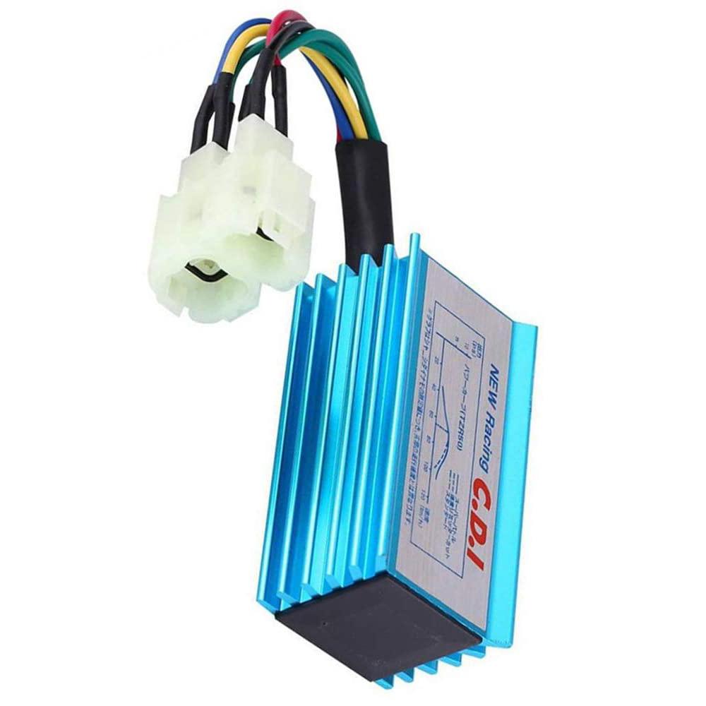 6-контактный гоночный CDI катушка зажигания свеча зажигания для Gy6 150cc 125cc 50cc WEQ свеча зажигания