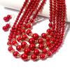 Imitation Pearl Exaggerated Women's Fashion Short Necklace Multi-layer Necklaces with Earrings GZW