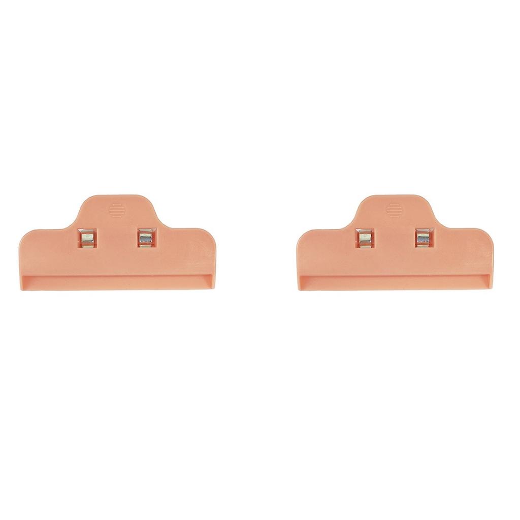 2 зажима для пакетов, зажим для пищевых пакетов, герметичный зажим для закусок, зажимы для запечатывания еды, кофе, бумажных листов и т. д.