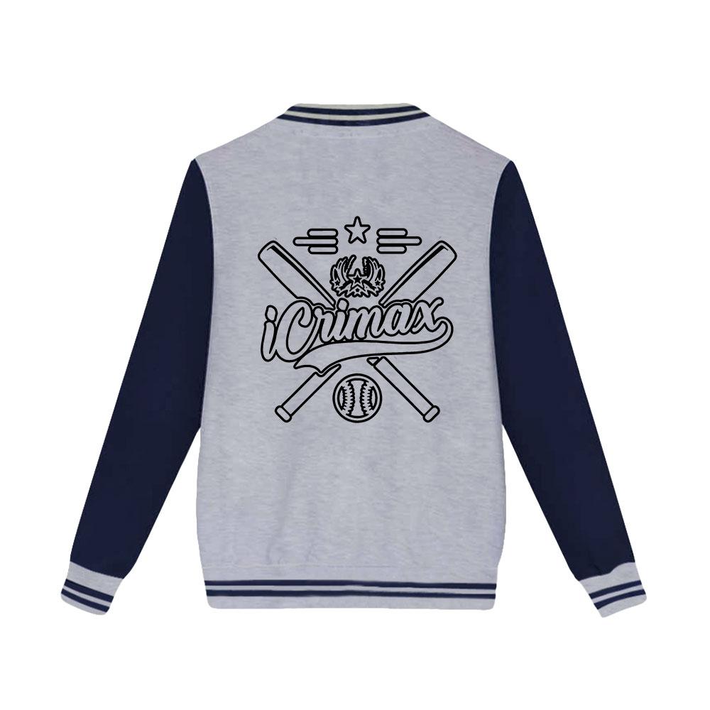 Новые женские мужские куртки куртка-бомбер Icrimax бейсбольная куртка свободного покроя хип-хоп верхняя одежда для пар колледжа одежда