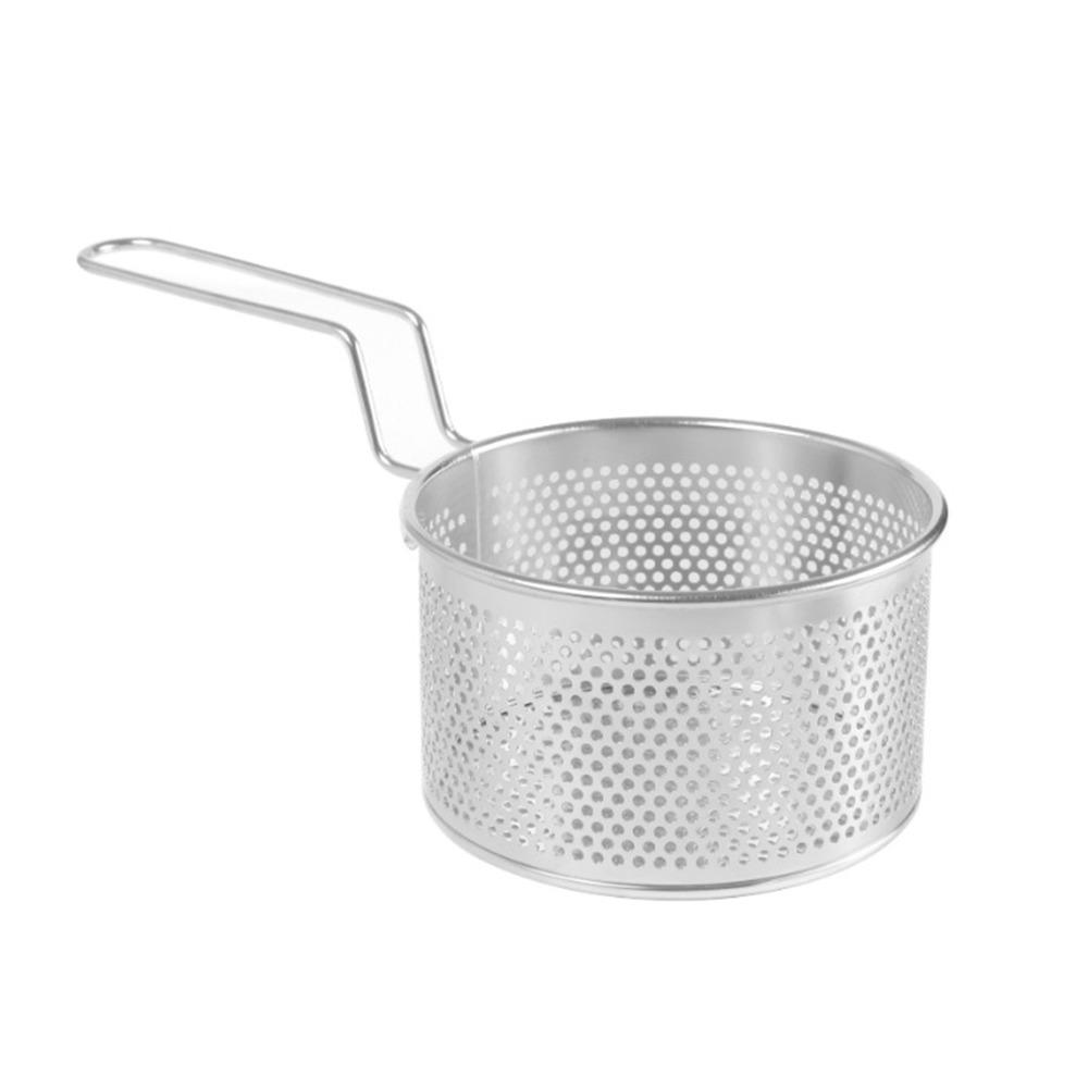 Подвесной дуршлаг из нержавеющей стали 304, серебристый, сетчатый фильтр для хот-пота, корзина для жарки во фритюре, кухня