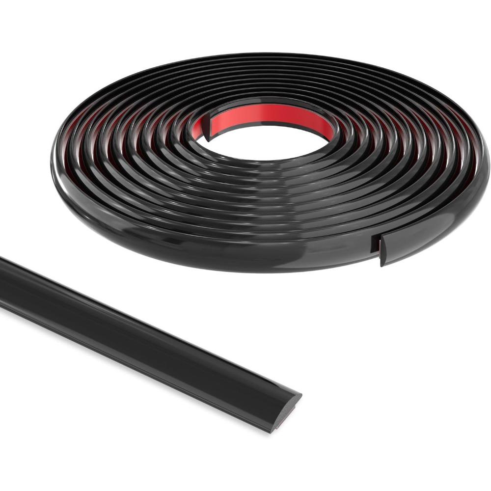 Self Adhesive Molding Trim Flexible Peel and Stick Wall Decoration Strip 3m High-Gloss Door Frame Kitchen Backsplash