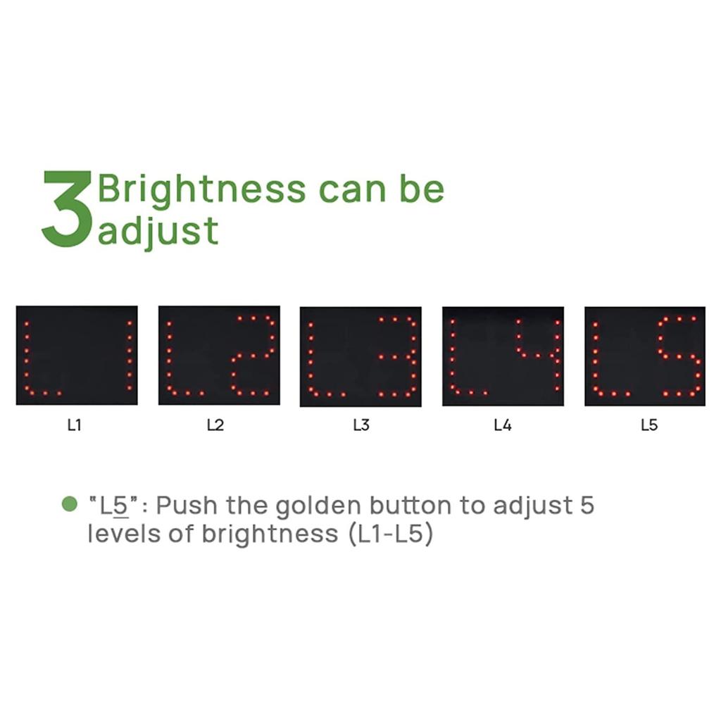 4-сторонний кубический таймер, 1,4-дюймовый HD-дисплей, секундный таймер обратного отсчета, регулировка яркости, покерный таймер для тренировки и игровой таймер для времени