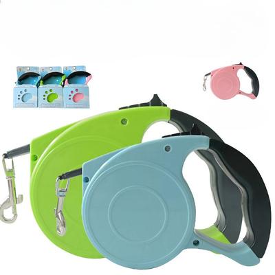 Автоматический телескопический поводок для питомца, Поводок для выгула собаки, Многофункциональный автоматический поводок, Поводок с плоской лентой