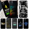 Gym Fitness Bodybuilding Phone Case For iPhone 17 16 15 14 13 11 12 Pro Max Plus 13 12 mini 16e 17 Air Bumper Cover