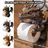 Забавный держатель для бумажных полотенец, украшение для ванной комнаты, держатель для бумажных полотенец из смолы
