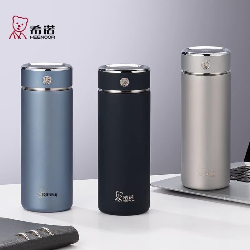 HEENOOR XN-312L Мужская деловая антибактериальная термокружка из нержавеющей стали 316L
