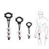 Bdsm Male Penis Ring Exercise Device Weight Bearing Penis Extender Enlargement Stretcher Ball Semen Lock Adult Sex Toys for Men