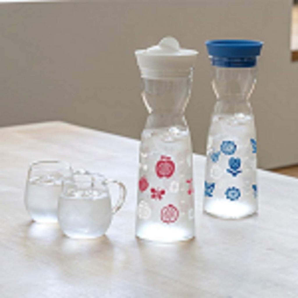 HARIO Water Thermo Color Made in Jug, Blue, 1,000ml Capacity, Japan, WJT-10-BU