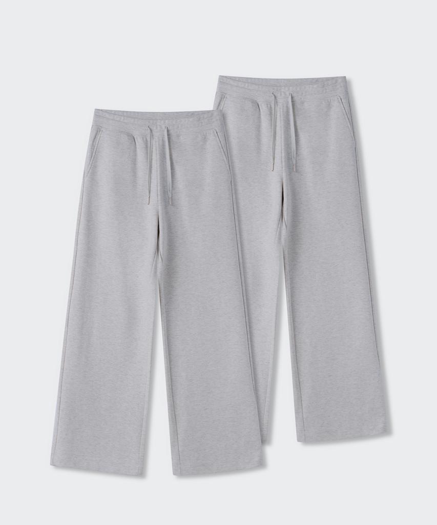 MUSINSA STANDARD WOMAN Women'S Flat Terry Wide Lounge Sweatpants 2-Pack