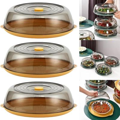 Почвостойкие изолированные крышки для пищевых продуктов Штабелируемая крышка для свежести Прочное сохранение тепла Крышка для посуды Кухня