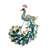 Peacock Brooch