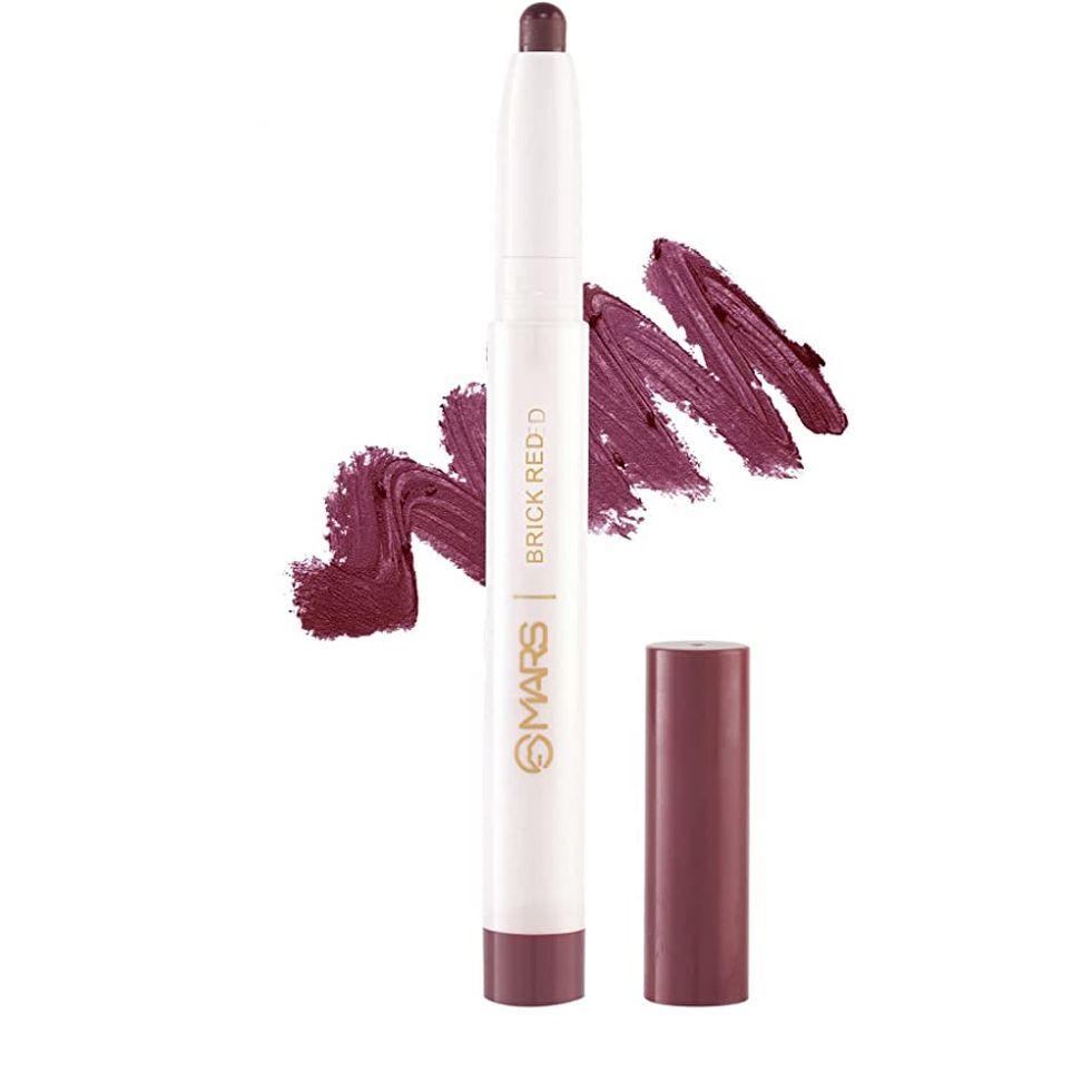 MARS Non-Transfer Long Lasting Poppins Rotating Matte Lip Crayon (Cherry Red-02, 1,3 г)