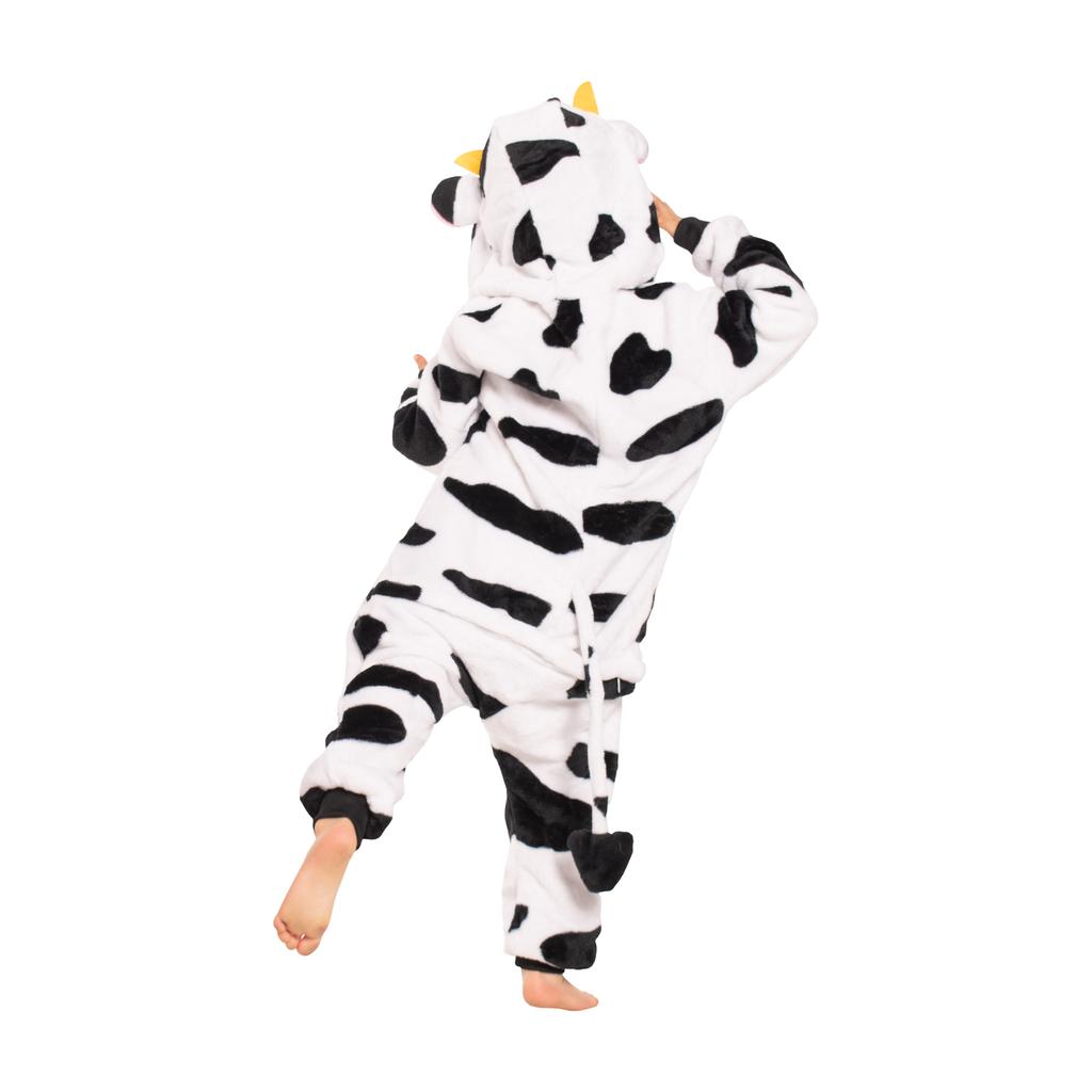Piżama dla dzieci dziecięca kigurumi onesie kostium strój krowa 115-125 cm