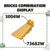 23 шт./лот 70681W/70683W Круглые плитки 3 отверстия Строительные блоки MOC Аксессуары для крыши Совместимы с Кирпичи Детские игрушки Подарок