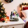 Glowing Gingerbread House With Lights - Animated Christmas Decoration For Indoor Festive Display