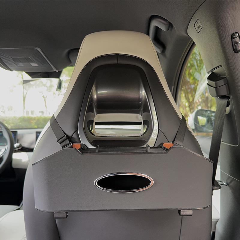 Органайзер на спинку сиденья автомобиля с держателем для салфеток и подстаканником - Многофункциональный органайзер