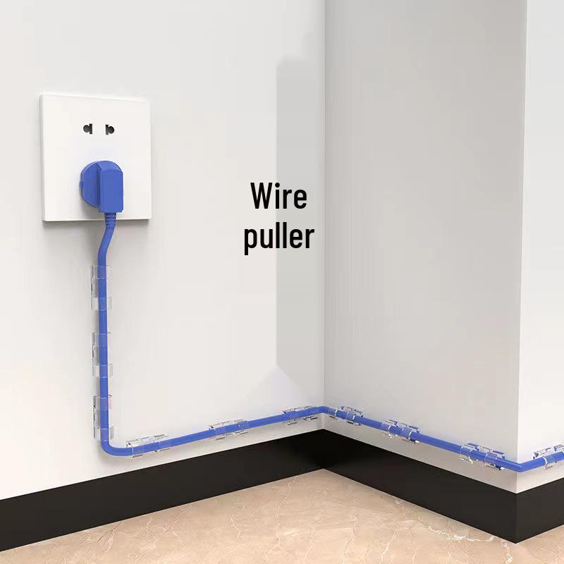 Улучшенные самоклеящиеся зажимы-органайзеры для кабелей - Без гвоздей, не оставляющие следов зажимы для прокладки проводов для сетевых кабелей