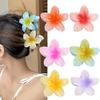 Коготь для волос в форме цветка, заколка для волос ярких цветов, коготь для душа на затылке, декоративный аксессуар для фиксации волос