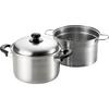 Wahei Freiz Pasta Pot, 22cm, Tsubamesan, IH Compatible, Triple-Layer Steel, EM-8126