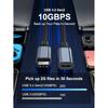 [2025 New Version USB Type-C Extension Cable] C 3.2 Extension Cable PD100W Fast Charging 10Gbps Data Transfer 4K@60Hz Compatible Type C USB-C