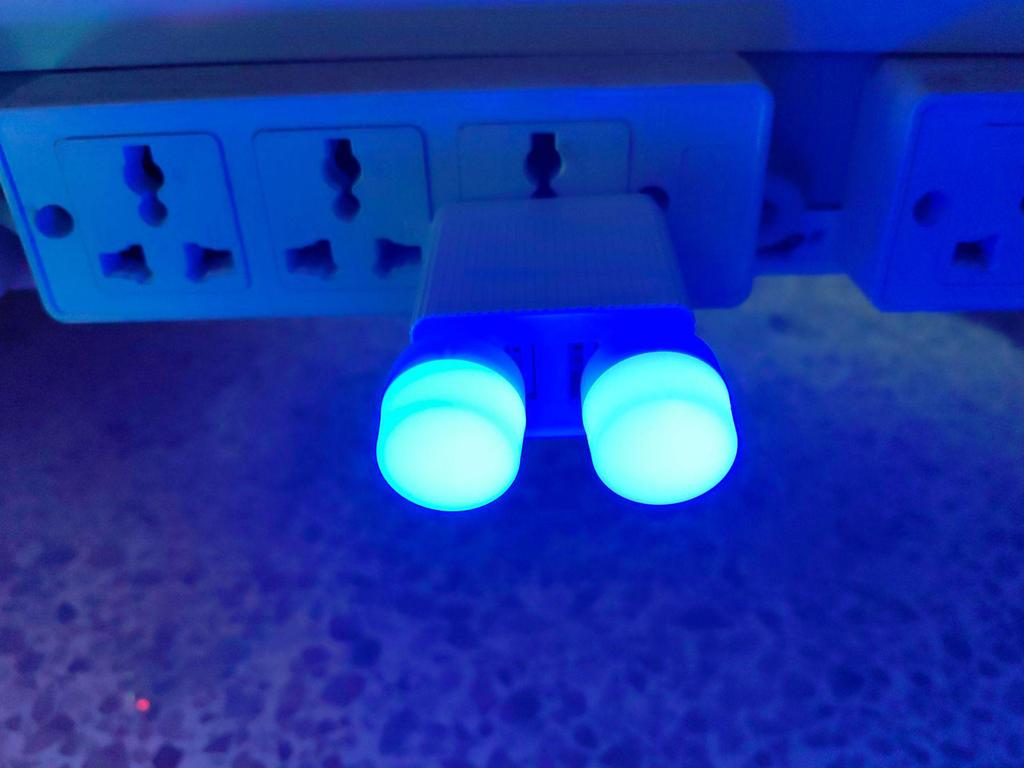 Многоцветный светодиодный USB ночник: Красный, Синий, Зеленый, Фиолетовый, Розовый - Атмосферное освещение