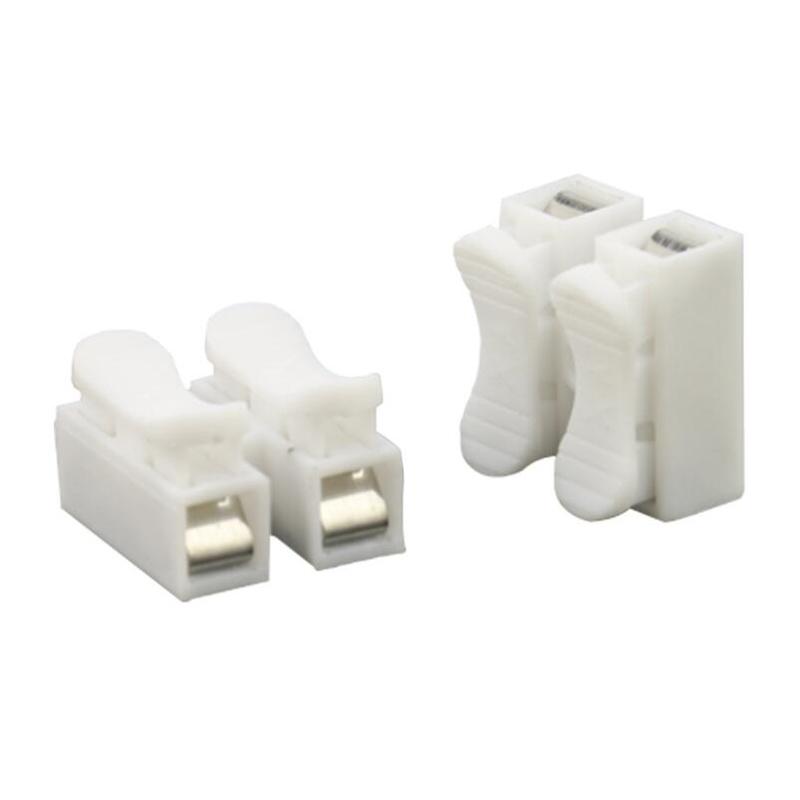 20pcs-50pcs Electrical Cable Connectors CH2 CH3 No Solding Quick Cable Wire Connector No Screw Terminal Block Spring Clamp