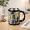 3D Toolbox Design Coffee Cup Stainless Steel Water Cup Funny Mechanic Mug  Gifts for Men