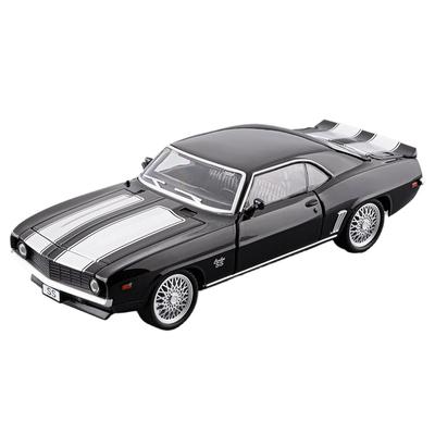Литой под давлением модель спортивного автомобиля Chevrolet Camaros SS в масштабе 1/32, из сплава, со звуком и светом, инерционный, металлическая игрушечная машина, подарок для детей, для мальчика, миниатюрная