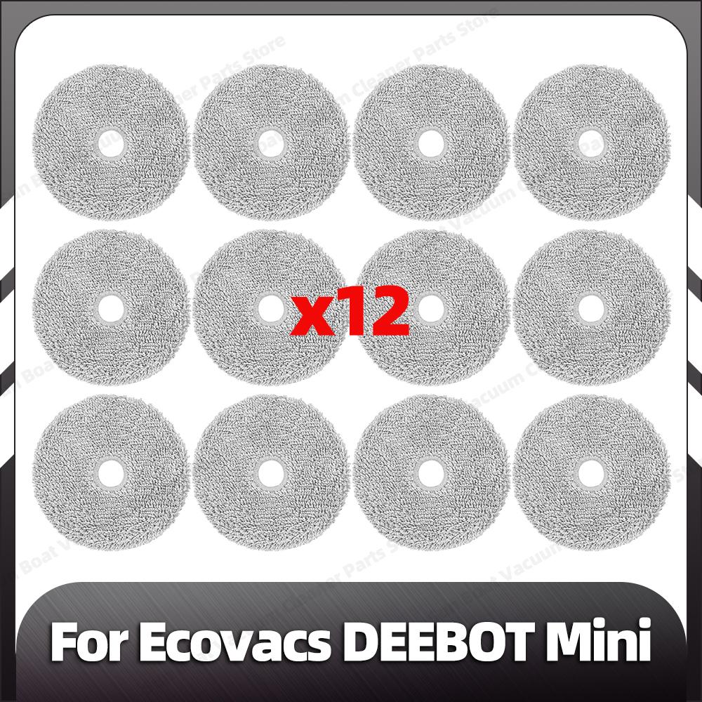 Compatible for Ecovacs DEEBOOT Mini Replacement Main Side Brush HEPA Filter Mop Pad Dust Bag Spare Parts Accessories