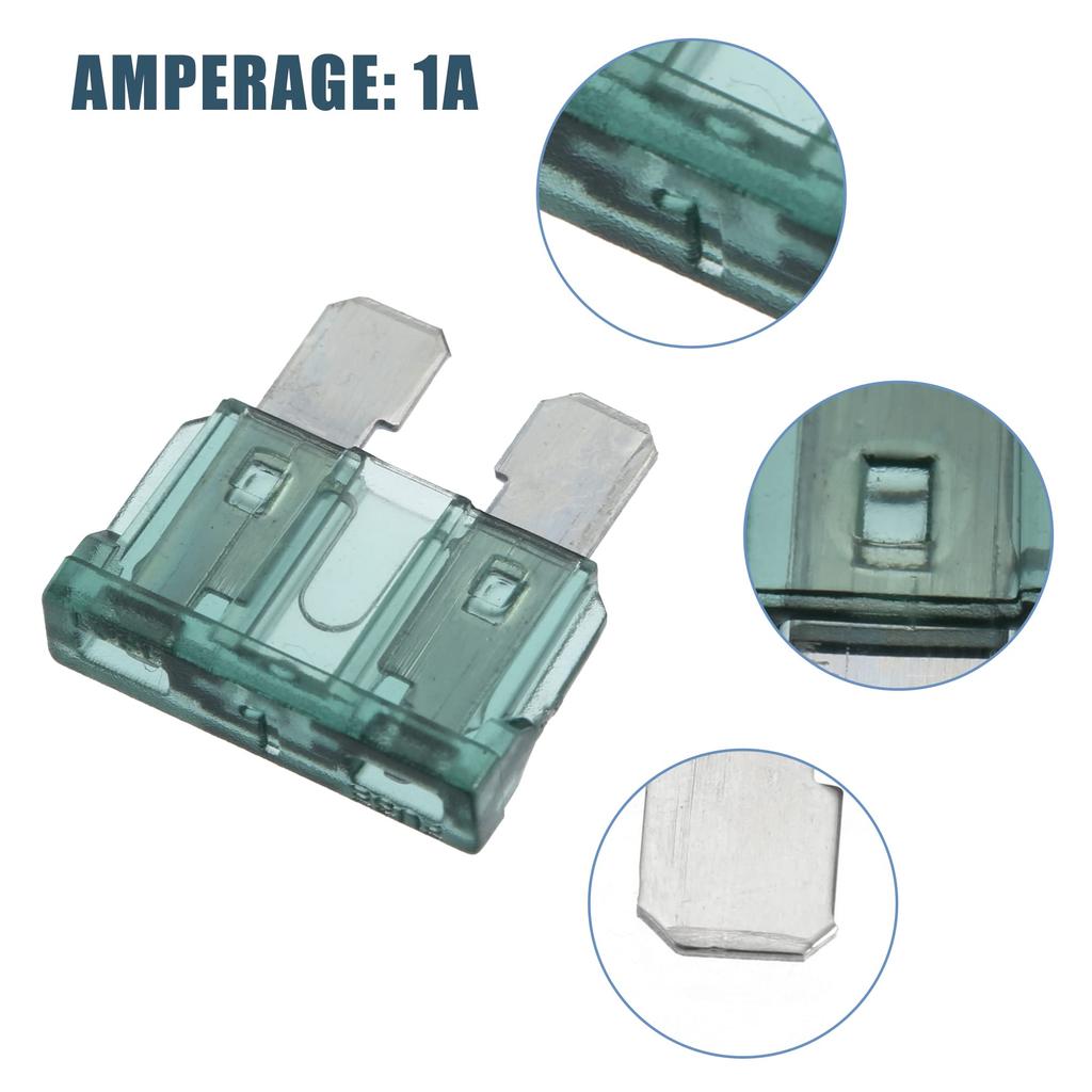 uxcell Предохранитель 1А Миниатюрный стиль Замена предохранителя для автомобиля Автомобиля