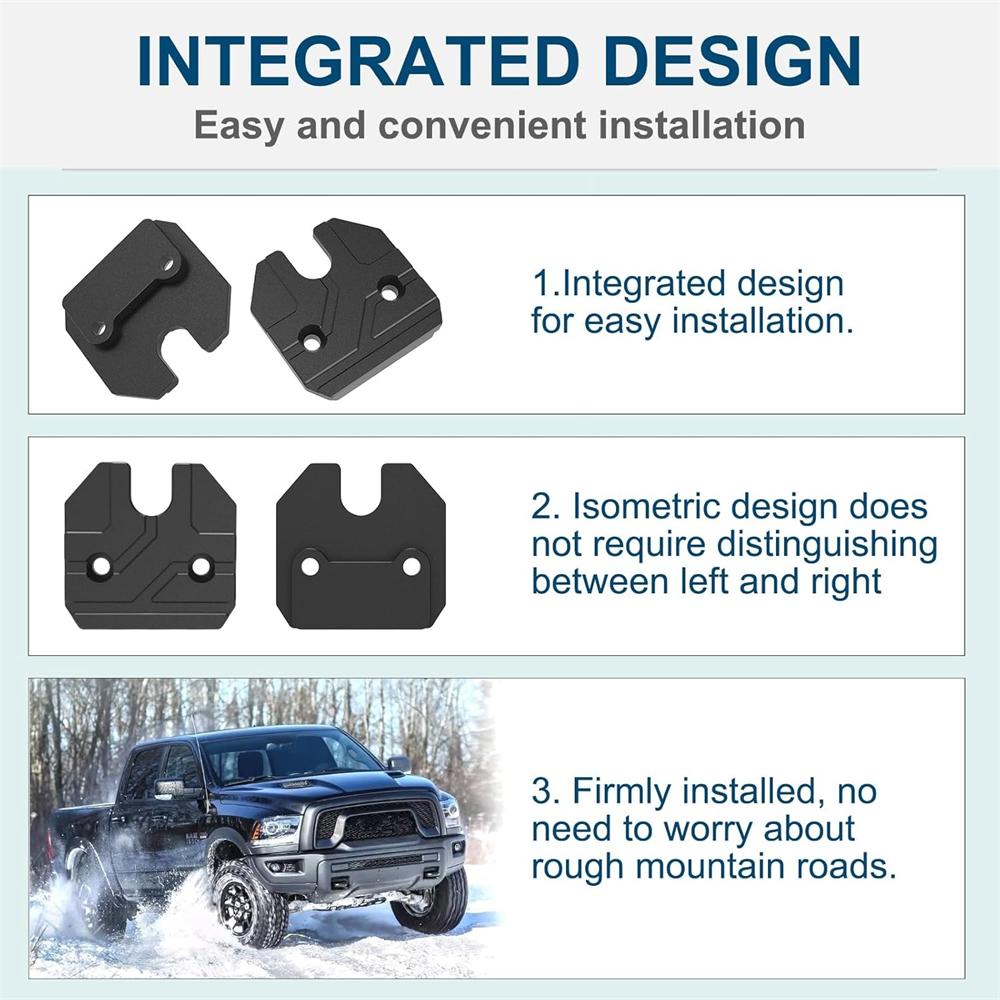 Ремонтный комплект солнцезащитного козырька Подходит для пикапов Dodge RAM 1500 2019-2023, 1 упаковка Алюминий B