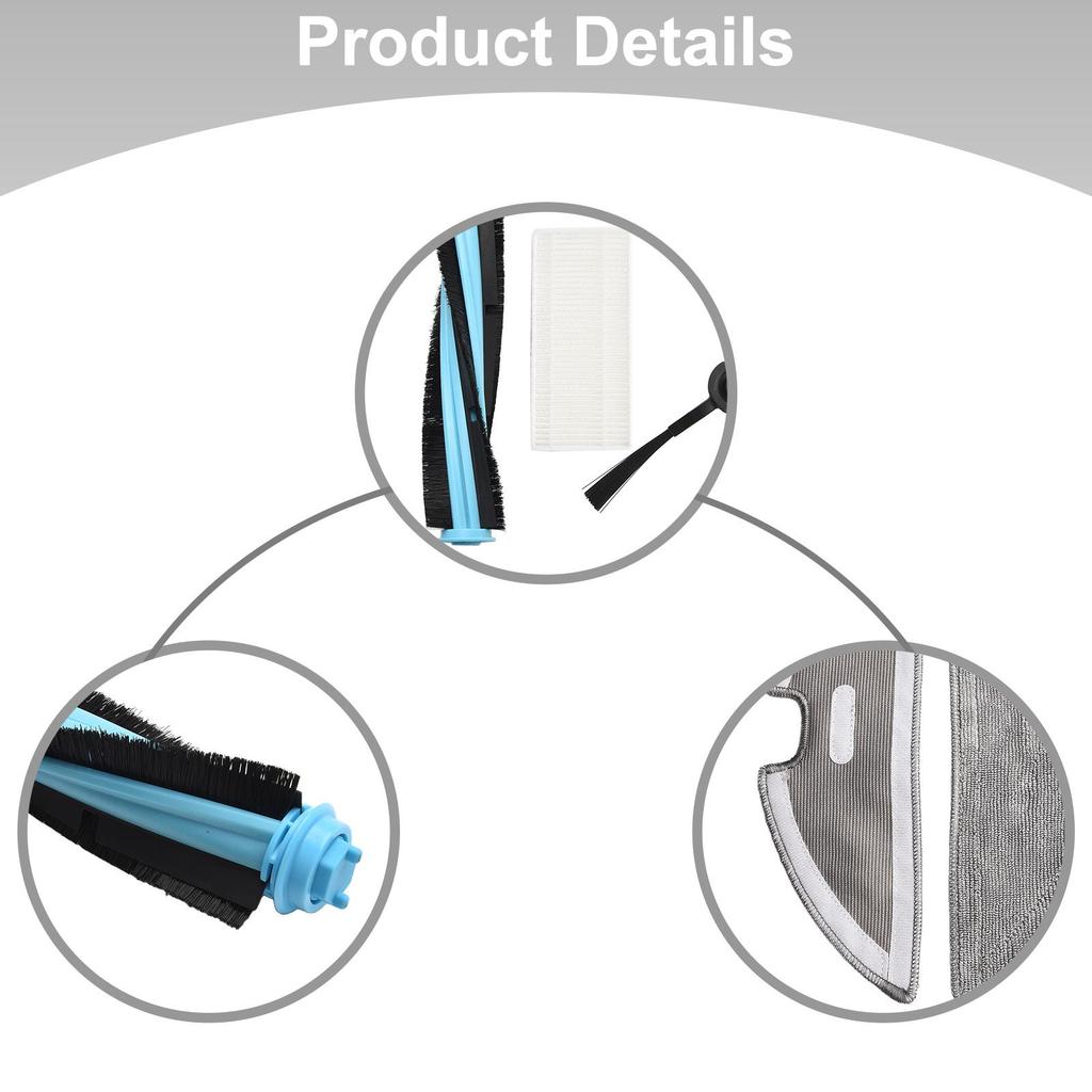 Фильтр Основная роликовая щетка для пылесоса Пыль Робот-пылесос Комплект